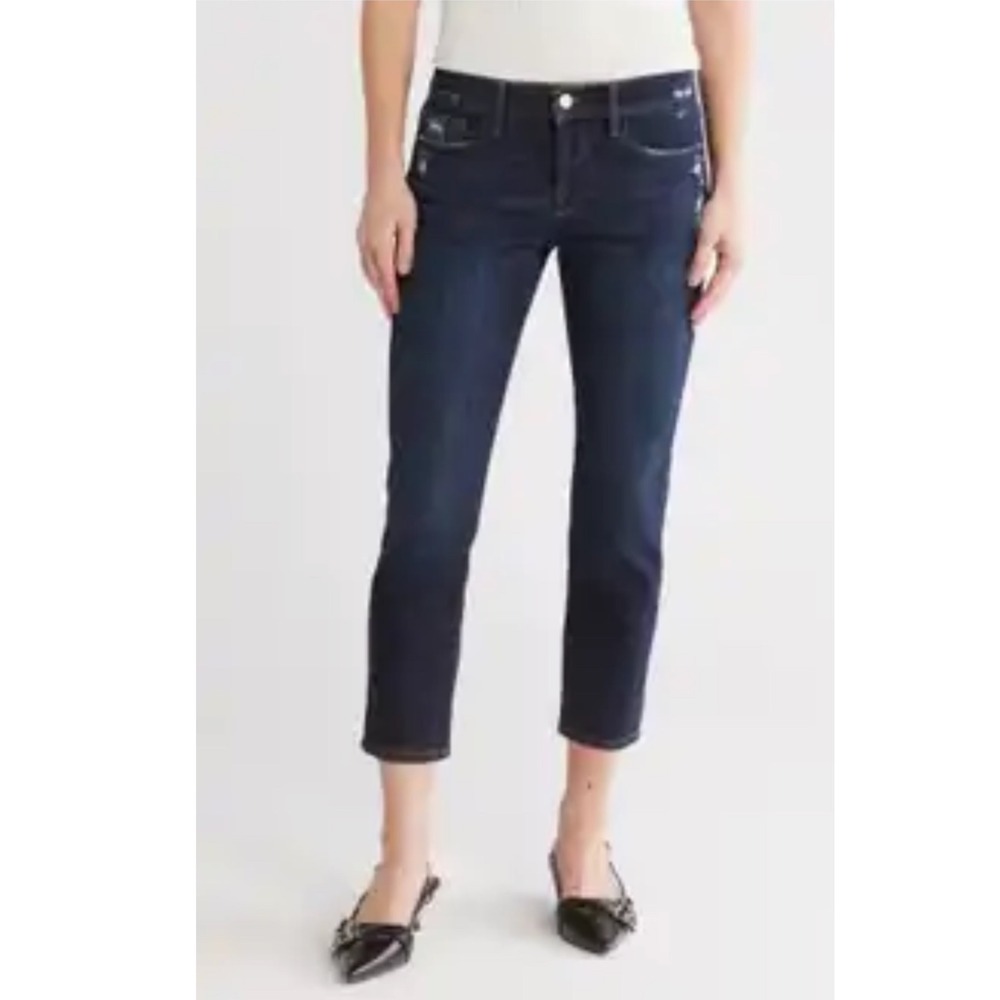 FRAME Le Garcon‎ Crop Jeans 28 boho staple layered luxury flattering tecwear - Picture 1 of 9